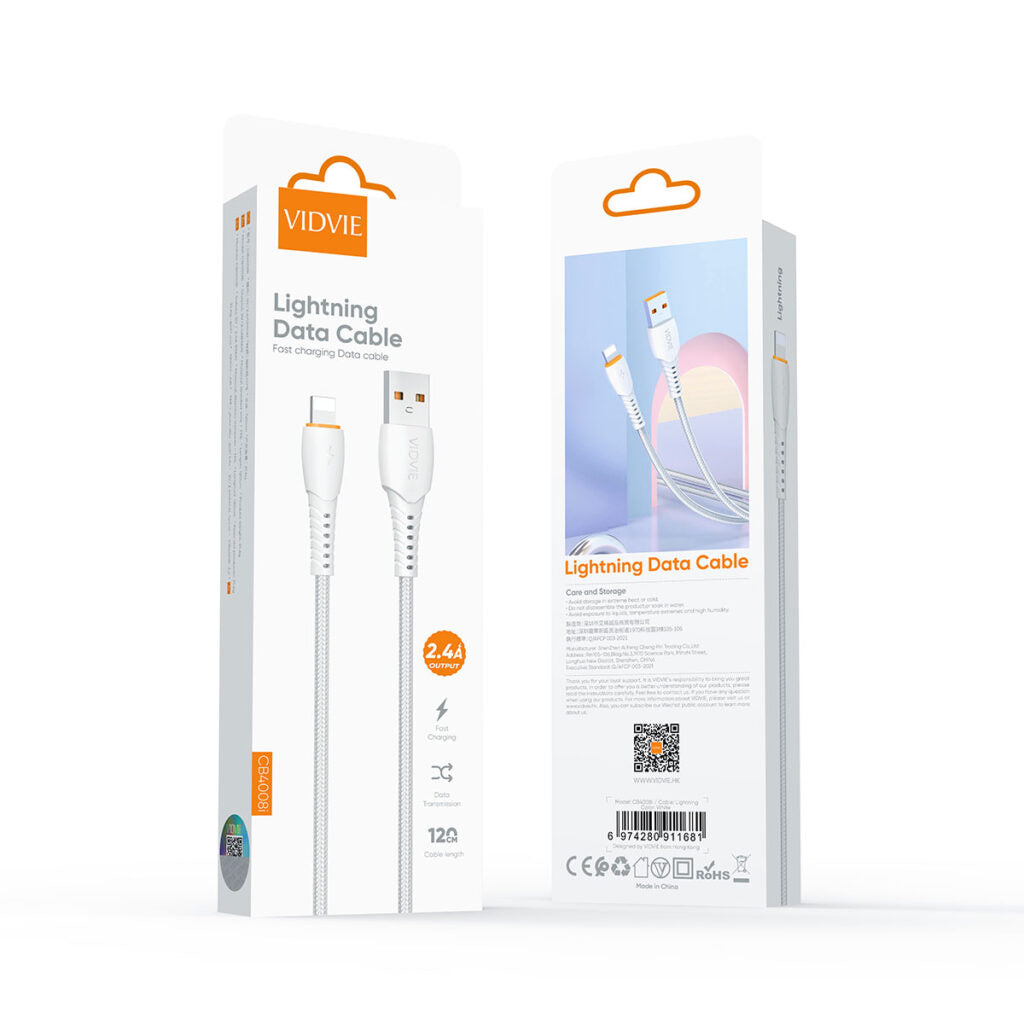 CABLE USB LIGHTNING PARA IPHONE, CARGA RAPIDA